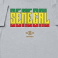 thumbnail image 2 of Umbro Men's Senegal Stacked Soccer T Shirt (Grey Heather, S-XXXL), 2 of 4