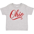 thumbnail image 3 of Inktastic Ohio Script Red Neon Style Boys or Girls Toddler T-Shirt, 3 of 5