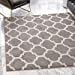 thumbnail image 3 of Unique Loom 3128626 6 x 6 ft. Philadelphia Trellis Square Rug, Gray, 3 of 10