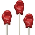 Boxing Glove Lolly Sports Chocolate Candy Mold, Includes 25 Lollipop