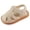Beige, variant on Baby Boy Girl Summer Infant Squeaky Sandals Premium Rubber Sole Closed-Toe Non-Slip Shoes Toddler First Walkers