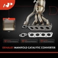 thumbnail image 4 of A-Premium Front Exhaust Manifold Catalytic Converter Kit Direct-Fit Compatible with Toyota Camry 2018-2019, RAV4 2021, Venza 2021, 2.5L, EPA Compliant, Replace# 1714125021, 4 of 6