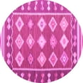 thumbnail image 1 of Ahgly Company Indoor Round Southwestern Pink Country Area Rugs, 3' Round, 1 of 4