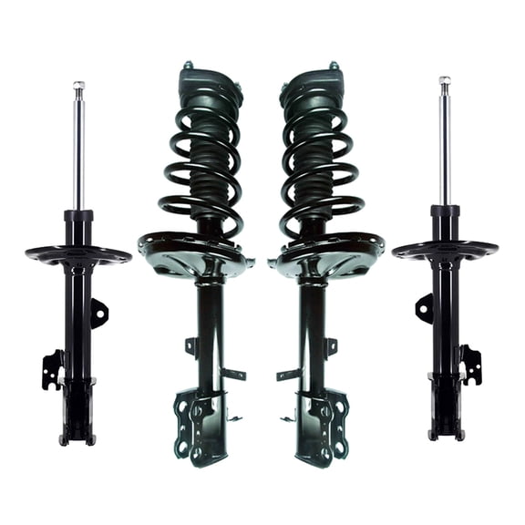 Set of 4 Front Strut-Rear Quick Complete Strut-Coil Spring For 2009-2012 Toyota Venza AWD
