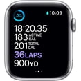 thumbnail image 4 of Restored Apple Watch Series 6 (GPS, 40mm) - Silver Aluminum Case with White Sport Band (Refurbished), 4 of 6