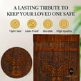 thumbnail image 6 of Handcrafted Wooden Cremation Urns: Exquisite Inlay & Engraving - Artistic Memorials for Ashes I Eternal Harmony I Size Medium, 6 of 8