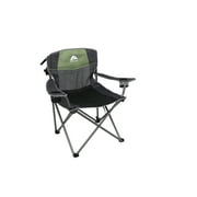 Ozark Trail Oversized Big and Tall Camp Chair with Cup Holders, Green, Adult,
