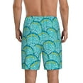 thumbnail image 3 of Daiia Beautiful Seashells Mens Woven Stretch Pajama Short,Short Pajama Pants-3X-Large, 3 of 9