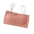 thumbnail image 1 of AMERTEER Sports Bras for Women Seamless Formfitting Boat Neck Elastic Simple Color Removable Pads Versatile for Dating Dinner Parties black, 1 of 6