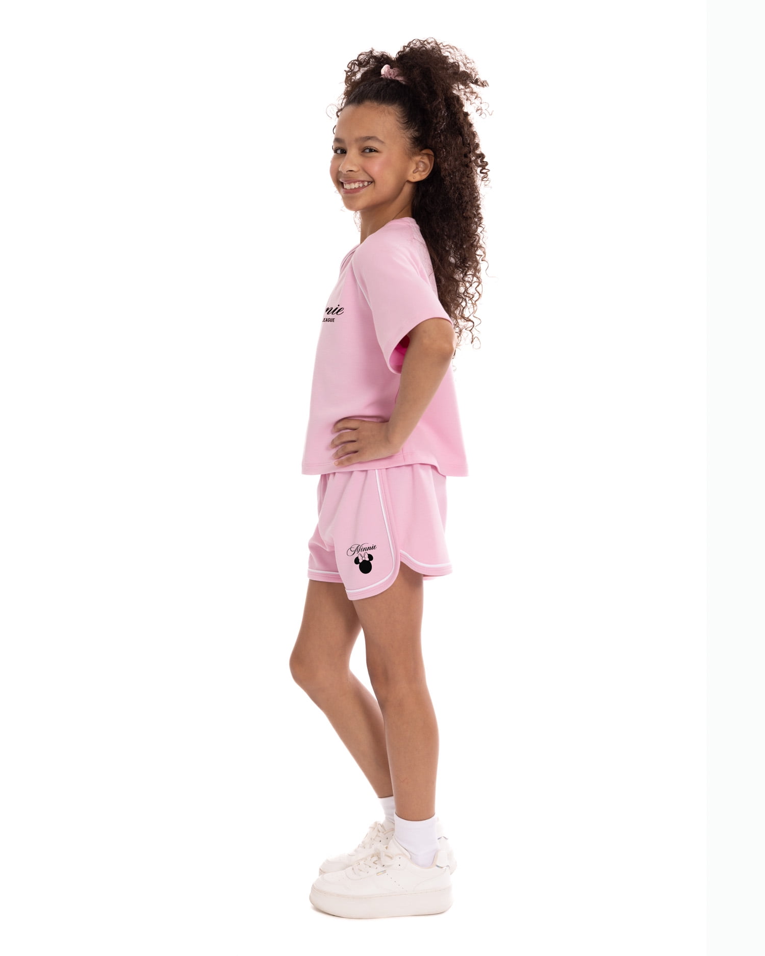 Minnie Mouse Girl’s Active Scuba Short Set, Sizes 4-12