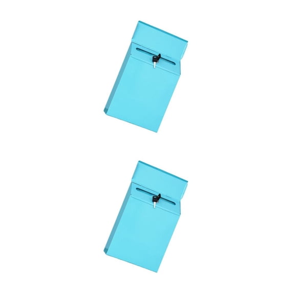 Inteprter Buzón de correos de fácil instalación para una instalación rápida y sencilla, ranuras decorativas para puerta, buzón resistente a Type1 NO1