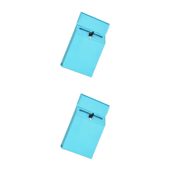 Inteprter Buzón de correos de fácil instalación para una instalación rápida y sencilla, ranuras decorativas para puerta, buzón resistente a Type1 NO1