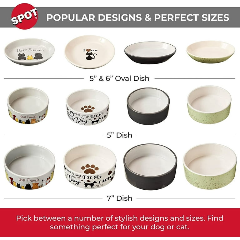 Ethical Pet Spot Best Friends Oval Cat Dish Ethical Pet Spot Best Friends Oval Cat Dish