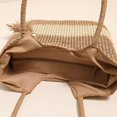 thumbnail image 6 of Jiibva Straw Beach Bag Woven Tote Bag with Tassels Large Shoulder Bag for Women Straw Handbags Rattan Boho Bag, 6 of 7