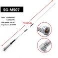 thumbnail image 2 of SG-M507 Antena de Intercomunicador Montada en VehíCulo 2,15 Dbi (144 Mhz) 5,5 Dbi (430 Mhz) Antena UV de Doble Banda de Alta Ganancia 74 CM, 2 of 5
