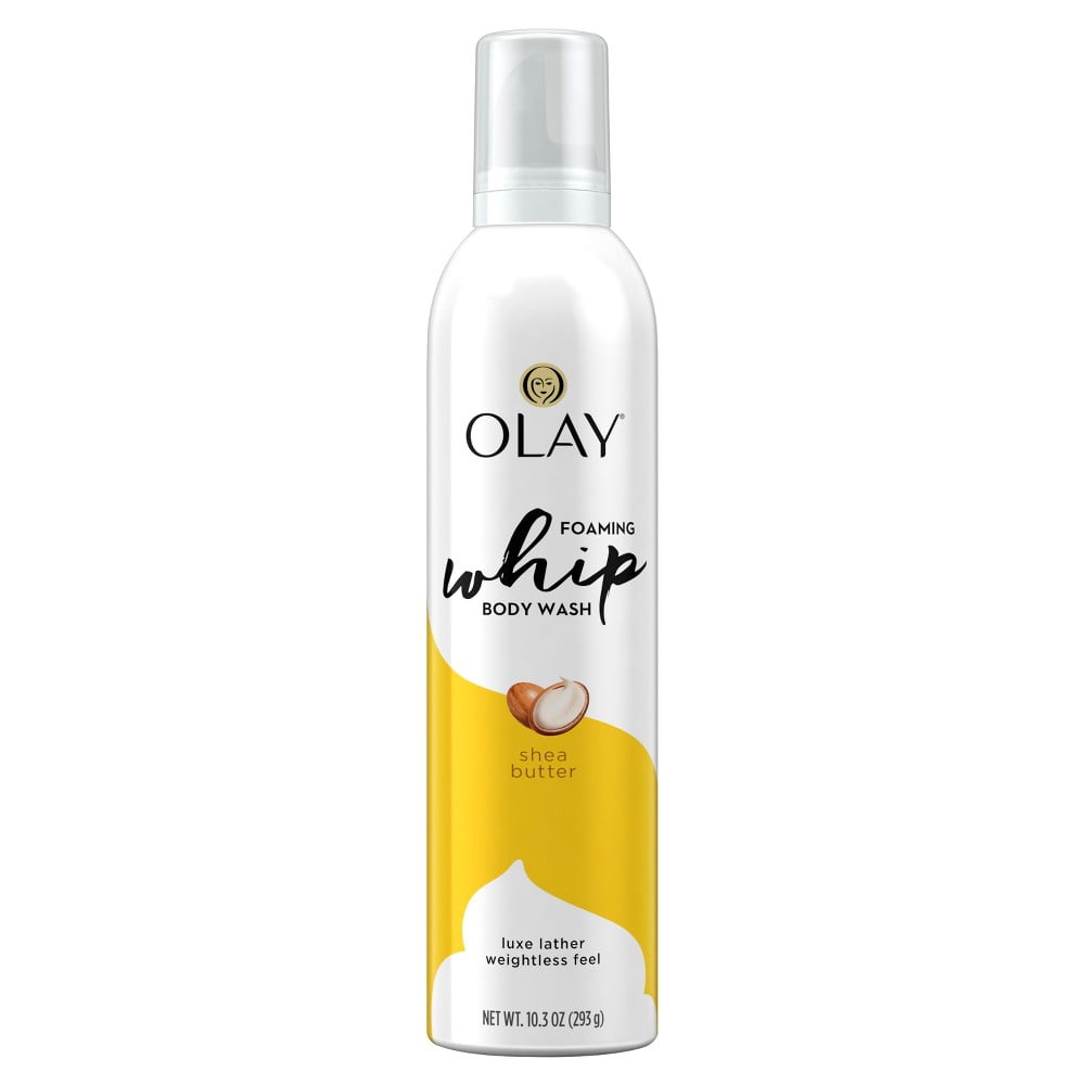 Olay Foaming Whip Shea Butter Body Wash 10.3oz Walmart
