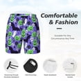 thumbnail image 3 of Fotbe Cute Halloween Men’s Swim Trunks Quick Dry Swim Shorts Board Shorts with Mesh Lining-Medium, 3 of 9
