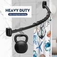 thumbnail image 4 of HJ Curved Shower Curtain Rod 33-78 Inches Adjustable Splicing Design Need To Drill Shower Rods Curved Round Bowed Rust proof, Premium Stainless Steel Shower Curtain Rod for Bathroom, Bathtub, Stall, 4 of 9