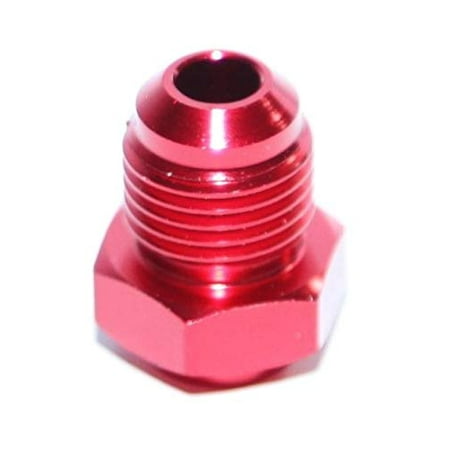 RED 6AN AN-6 Male Thread Straight Weld on Flare Aluminum Anodized Fitting