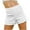 White, variant on Besolor Womens Ruffle Lace Trim Bloomers Smocked Mini Shorts Cute Frill Ruched Pj Bottoms Pajama Shorts Sleepwear
