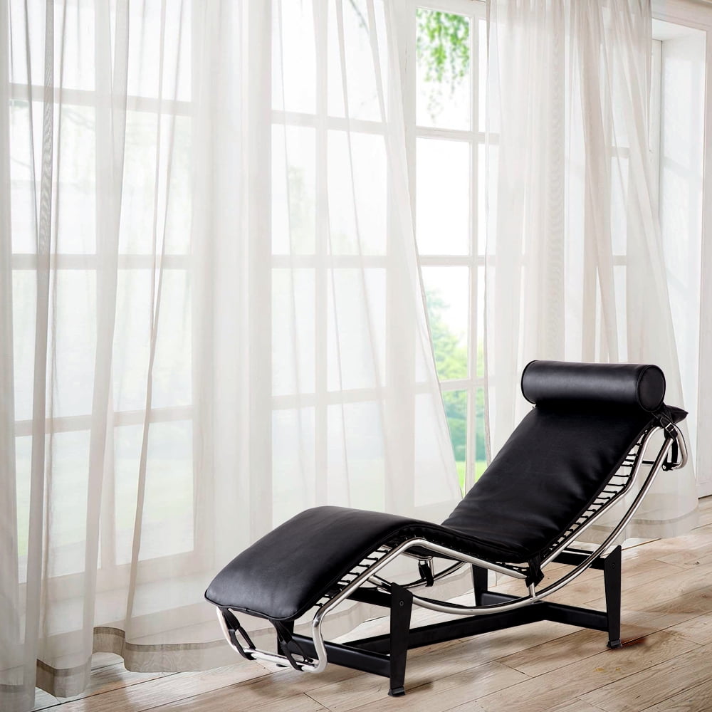 Kepooman Leather Replica Lounge Chair, Adjustable Lounge Recliner, Mid-Century Swivel Plywood Lounge Chair with Ottoman, Black Kepooman Leather Replica Lounge Chair, Adjustable Lounge Recliner, Mid-Century Swivel Plywood Lounge Chair with Ottoman, Black