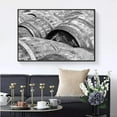thumbnail image 3 of wall26 Floating Framed Canvas Wall Art for Living Room, Bedroom Black and White Landscape Canvas Prints for Home Decoration Ready to Hang - 24x36 inches, 3 of 4