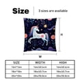 thumbnail image 5 of Starry Unicorn Exclusive Inserts Set of 2 with Unique Patterns - 16x16, 18x18, 20x20 Inches for Pillow Covers and Decorative Pillows for Home, Office, and Events, 5 of 6