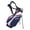 Blue/White/Red, variant on Ram Golf FX-LOCK Stand Bag with 14-Way Silent Lock-In Divider Top 8 Pockets Dual Strap EVA Hip Pad & Auto-Deploy Stand — Lightweight 7.4 lb Carry Bag for Men & Women Black/White