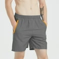 thumbnail image 2 of IROINNID Men's Summer Plus Size Quick Dry Elastic Casual Bermuda Beach Shorts With Pocket, 2 of 4