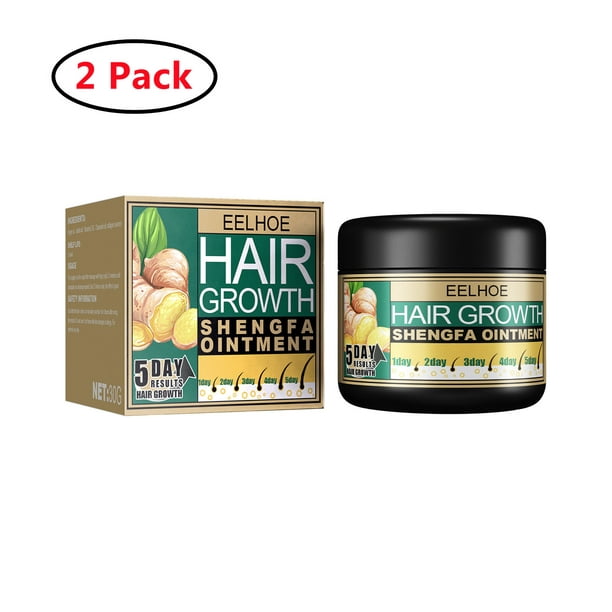 2 Pack Hair Growth Cream, Ginger Serum for Hair Growth, Boost Hair Growth, Increase  Hair Density, Reduce Hair Loss 