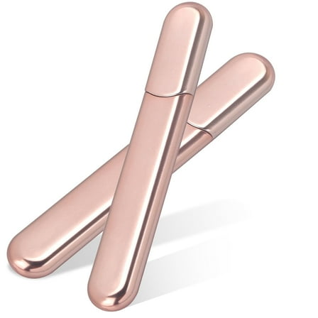 2 Pack Premium Glass Nail File with Case, Crystal Diamond Salon Best Beauty Nail Buffer for Natural and Acrylic Nails Christmas Gift for Woman and Man