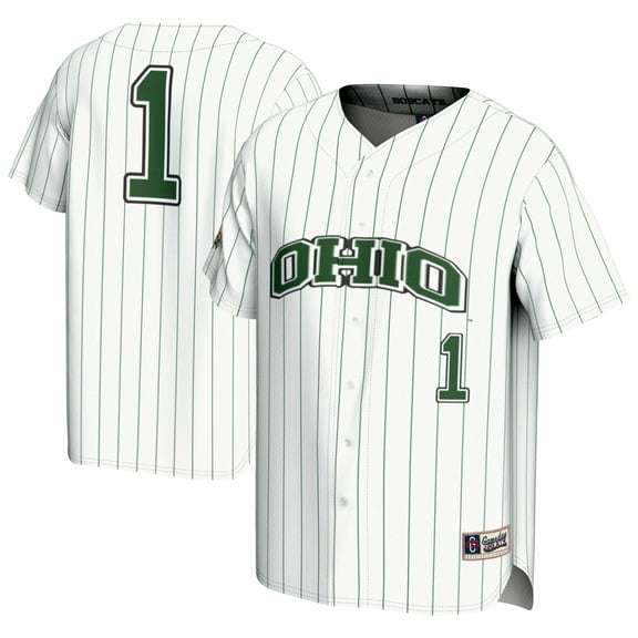 Youth GameDay Greats #1 White Ohio Bobcats Lightweight Baseball Fashion Jersey