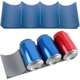 thumbnail image 1 of Estante de plástico para botellas, estante de exhibición, estera apilable para nevera y despensa, 2 uds., 1 of 4