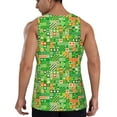 thumbnail image 3 of Xecao St Patrick's Day6 Men's Tank Top Workout Quick Dry Sleeveless Gym Jogging Muscle Shirts Summer Swim Beach Tops, 3 of 9