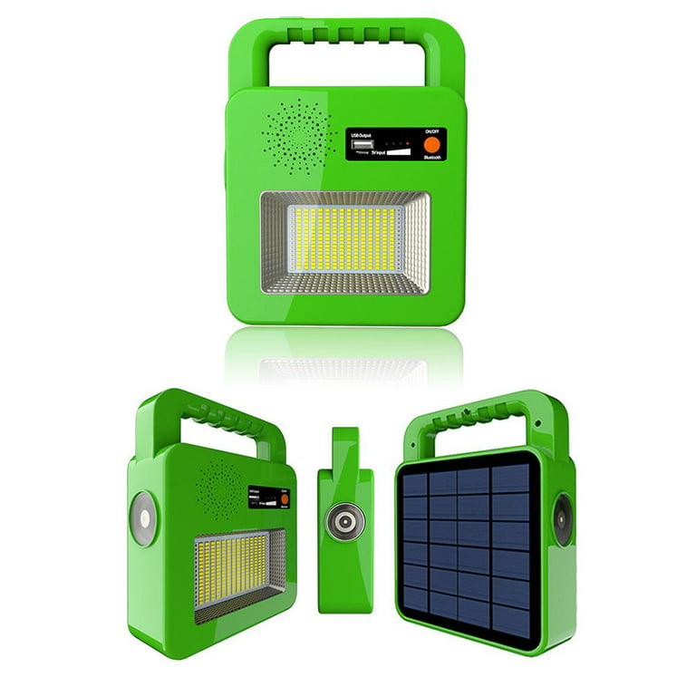Portable Lantern Camp Light and Bluetooth Speaker - Green