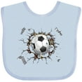 thumbnail image 3 of Inktastic Soccer Breakthrough Boys or Girls Baby Bib, 3 of 4