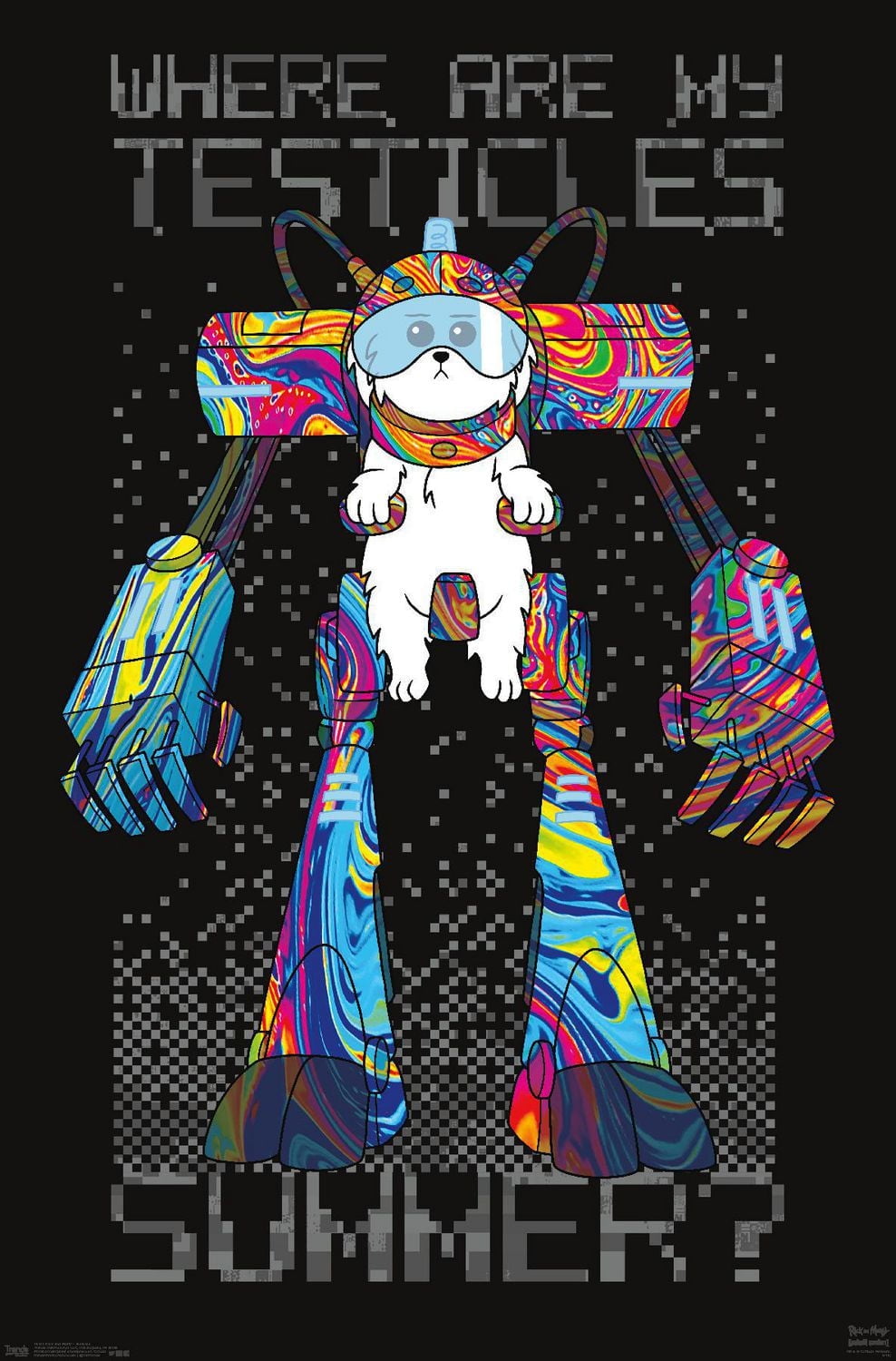 Rick And Morty - Testicles Wall Poster, 22.375" x 34"