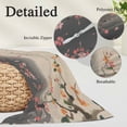 thumbnail image 3 of Chinese Ink Painting Pillow Protectors with Zipper Standard Size, Pink Peach Blossom Branches Soft Brushed Microfiber Breathable Throw Pillow Covers, Pillowcase for Couch Sofa Bedroom 20"x26", 3 of 9
