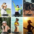 thumbnail image 5 of Sombreros deportivos para mujer,Gorra de béisbol con parte superior vacía,Sombreros para el sol para mujer con protección UV,Sombreros para el sol para niñas y mujeres en la playa, 5 of 5