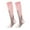 Pink, variant on MZXELPRJD No Show Socks Womens Men Compression Socks Calf Knee High Compression Stockings for Walking Running Nylon Unisex Hiking, White Crew Socks Pink XXL