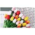 thumbnail image 4 of Tulipanes artificiales de PU Real Touch, 10 Uds., arreglo de flores falsas, ramo para decoración de hogar, oficina, boda (rosa) BANYUO  Electrónica, 4 of 4