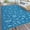 Lake Green, variant on ZACOO 5'x8' Floral Vine Outdoor Rug, Waterproof UV Resistant Patio Mat for Small Outdoor Space, Orange