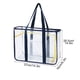 thumbnail image 3 of Mochila de viaje bolsa de almacenamiento transparente PVC, bolsa de baño para nadar, bolsa de playa para mujer, resistente, fácil de limpiar, impermeable, portátil, de uso diario, para, 3 of 9