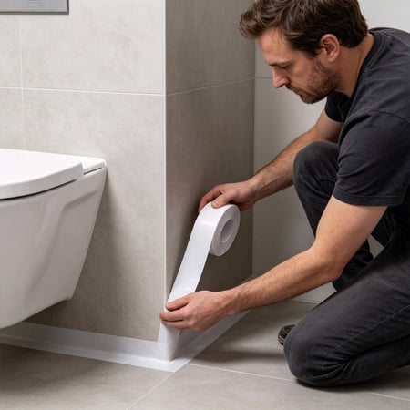 Beforeyayn Bathroom Waterproofing Tape Strong Adhesive Waterproof Tape for Sealing Leaks Ideal for Diy Repairers on Pipe Joints for Stopping Drips Effectively