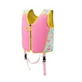 thumbnail image 6 of Gogokids Kids Swim Vest Life Jacket Boys Girls Float Suit with Adjustable Safety Strap Swimming Training Aid for Beach Pool Water Sport, Flamingo Pink,S, 2-3 Years Old, 6 of 8