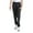 Black, variant on Youth Boy's Tricot 3 Stripe Jogger Pant with Pockets (Black/Small)