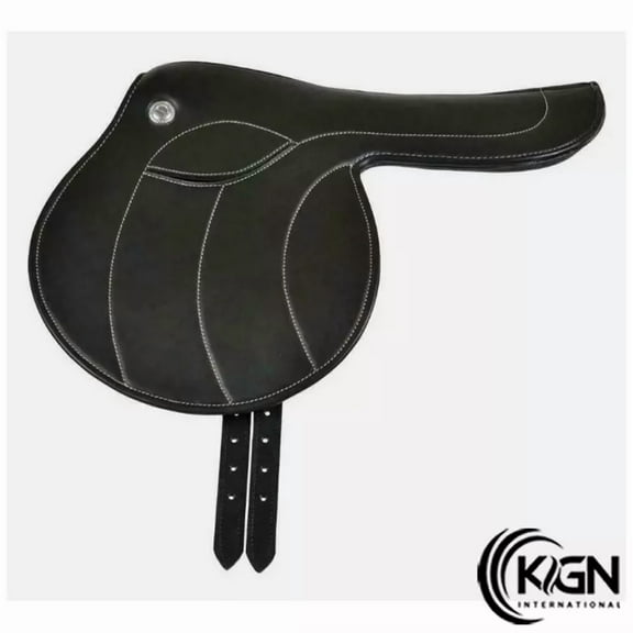 KGN International Synthetic Racing Saddle, Black
