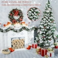 thumbnail image 3 of 98.4 Feet Christmas Tree Beads Garland Decoration, NOGIS Artificial Plastic Reflective Pearls Strands String Chain Beaded Roll (Silver), 3 of 7