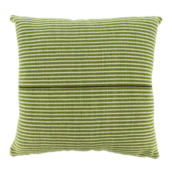18" x 18" Green Striped Pillow by Ashland®