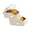 Milky, variant on Pack of 2 Multipurpose Stackable Storage Boxes for Hats Scarves Toy and More with See Through Panel